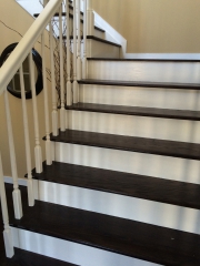 hardwood stairs and step installation